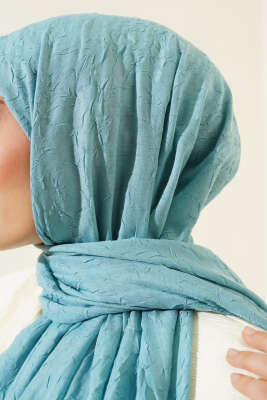 Bambu Kraş Şal Açık Mavi - Yılın Fırsatı