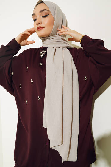 Bambu Şal Fil Dişi - Black&White