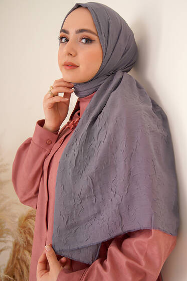 Bambu Şal Füme - Black&White