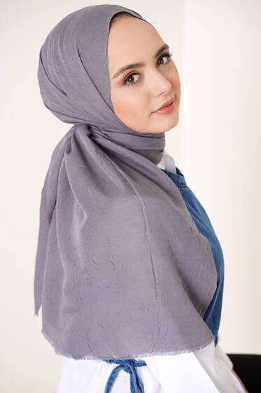 Bambu Şal Kayrak Grisi - Black&White