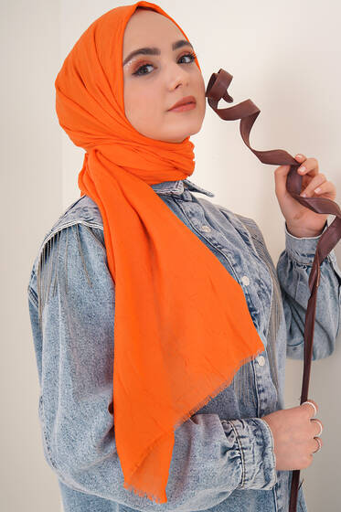 Bambu Şal Turuncu - Black&White