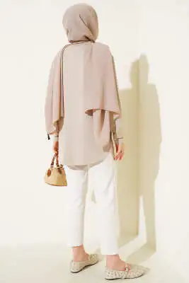 Basic Alt Dikişsiz Tunik Bej - Tunik