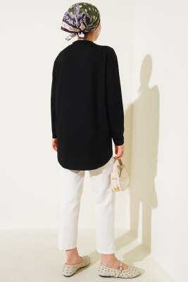 Basic Alt Dikişsiz Tunik Siyah - 100-300 TL Ürünler