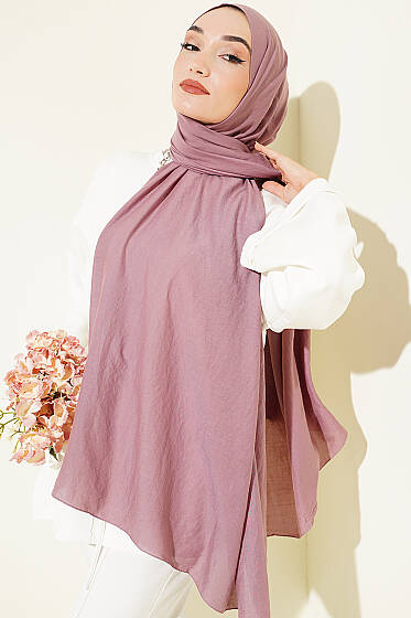 Basic Ayrobin Şal Magenta - Başörtüsü