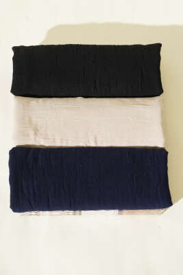 Basic Bambu Kraş 3'lü Eşarp Seti Asorti 1 - Eşarp Seti