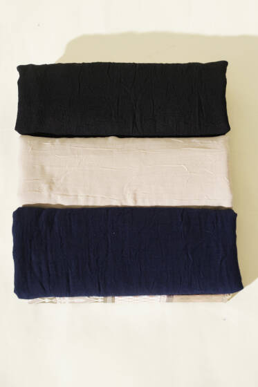 Basic Bambu Kraş 3'lü Eşarp Seti Asorti 1 - Eşarp Seti