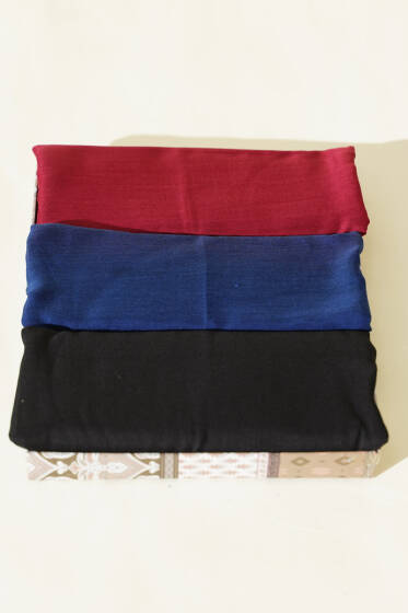 Basic Bambu Kraş 3'lü Eşarp Seti Asorti 2 - Eşarp Seti