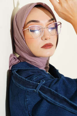 Basic Bambu Kraş Eşarp Açık Lila - Başörtüsü