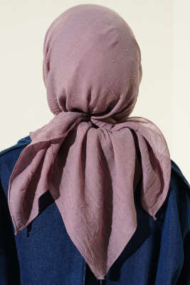 Basic Bambu Kraş Eşarp Açık Lila - Başörtüsü