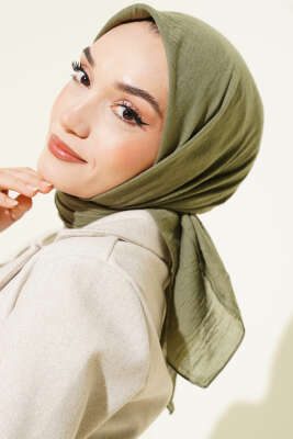 Basic Bambu Kraş Eşarp Çağla Yeşili - Başörtüsü