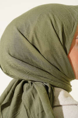 Basic Bambu Kraş Eşarp Çağla Yeşili - Başörtüsü