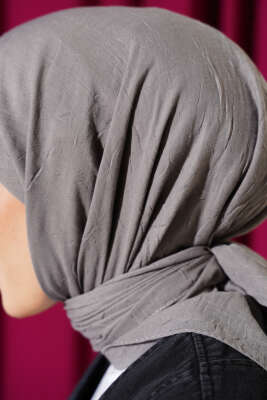 Basic Bambu Kraş Eşarp Kayrak Grisi - Başörtüsü