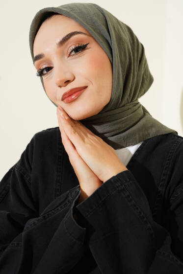 Basic Bambu Kraş Eşarp Nefti - Başörtüsü