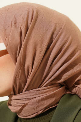 Basic Bambu Kraş Eşarp Vizon - Başörtüsü