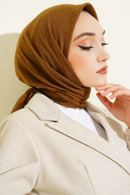 Basic Bambu Kraş Eşarp Zeytin Yeşili - Başörtüsü