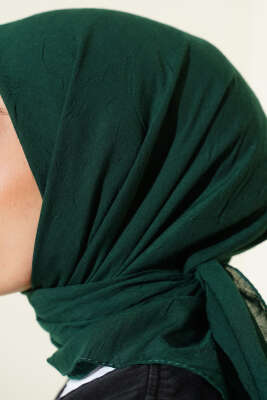 Basic Bambu Kraş Eşarp Zümrüt - Başörtüsü