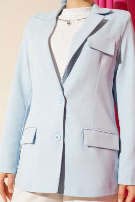 Basic Cepli Ceket Mavi - 700-1000 TL Ürünler