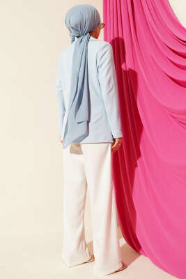 Basic Cepli Ceket Mavi - Bayram Kombinleri