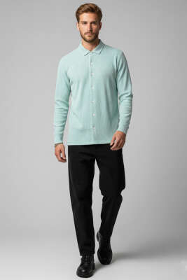 Basic Çizgili Erkek Gömlek Nefti - Erkek Gömlek