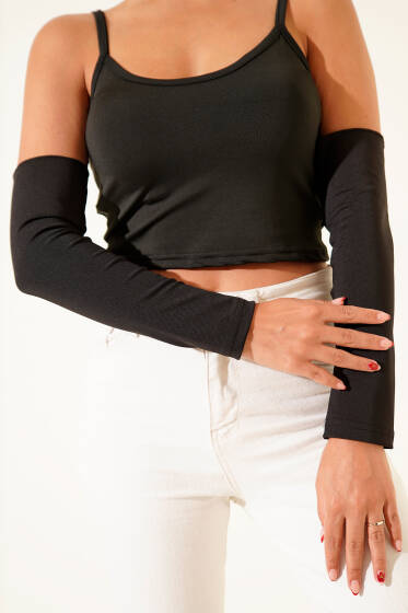 Basic Düz Model Kolluk Siyah - BONE