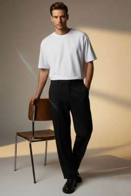 Basic Erkek T-shirt Beyaz - Erkek T-shirt