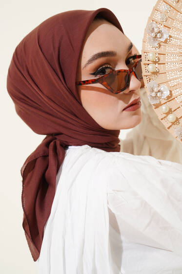 Basic Eşarp Acı Kahve - Başörtüsü