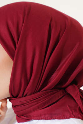 Basic Eşarp Bordo - Başörtüsü
