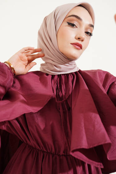 Basic Eşarp Pudra -90 - Başörtüsü