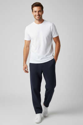 Basic Loyşa Erkek T-shirt Beyaz - Yılın Fırsatı