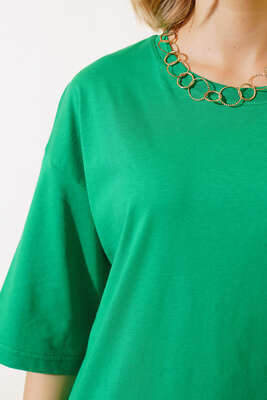 Basıc Oversize T-Shirt Benetton - Thumbnail