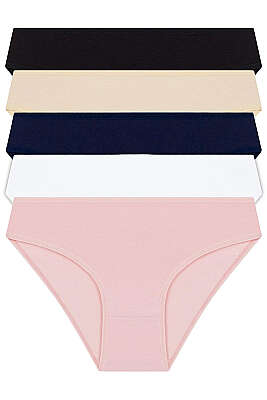 Basic Pamuklu Külot Renkli 10 - COTTON HILL
