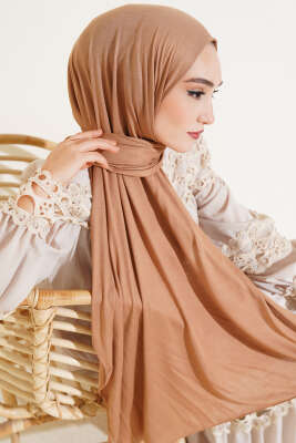 Basic Penye Şal Camel - Başörtüsü