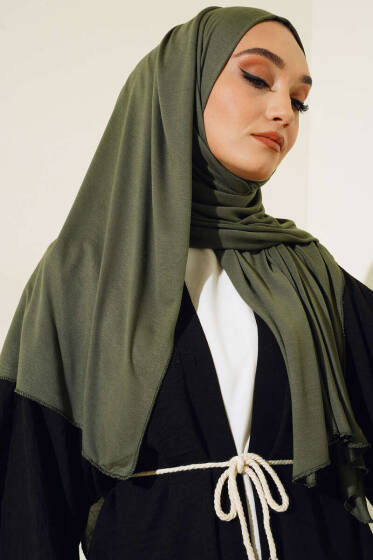 Basic Penye Şal Haki - Başörtüsü
