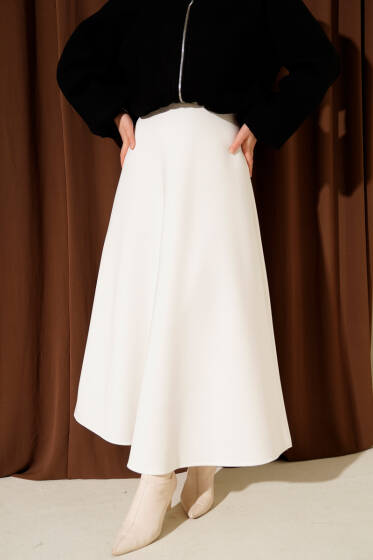 Basic Scuba Dalgıç Etek Ekru - Etek