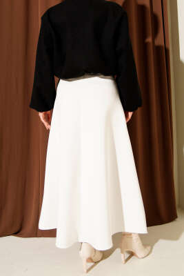 Basic Scuba Dalgıç Etek Ekru - Etek