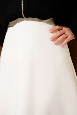 Basic Scuba Dalgıç Etek Ekru - Etek