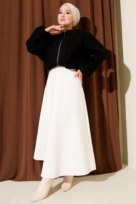 Basic Scuba Dalgıç Etek Ekru - Yılın Fırsatı