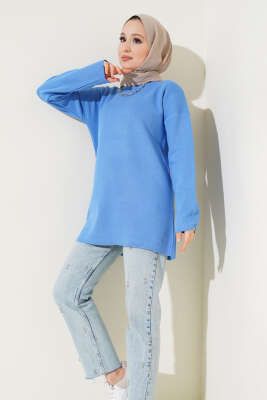 Basic Triko Tunik İndigo 