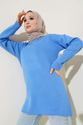 Basic Triko Tunik İndigo - Tunik