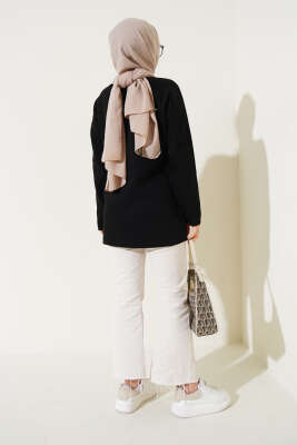 Basic Triko Tunik Siyah - Triko Tunik