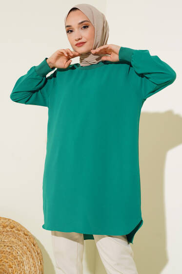 Basic Tunik Zümrüt Yeşili - Tunik