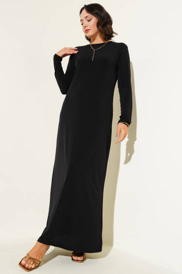 Basic Uzun Kollu İçlik Siyah - Kadın İçlik