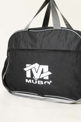 Baskılı Fermuarlı Valiz Siyah - Kol Çantası