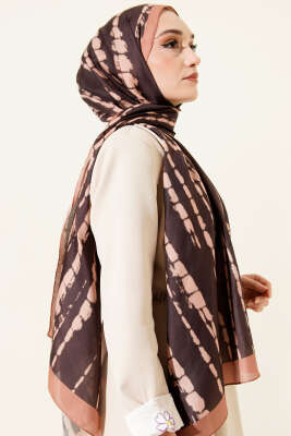 Batik Akış Çizgili Soft Şal Camel - Başörtüsü