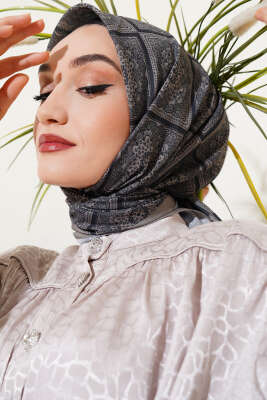 Batik Çini Desen Soft Eşarp Nefti 