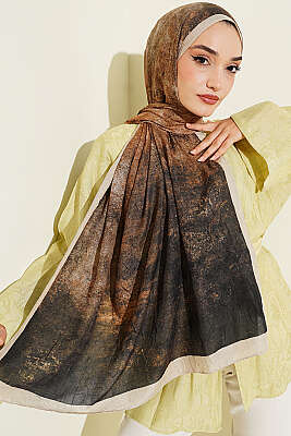 Batik Degrade Bambu Kraş Şal Taş - Başörtüsü