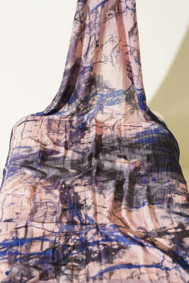 Batik Desen Bambu Kral 3'lü Şal Seti Asorti 1 - Desenli Şal Seti