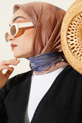 Batik Desen Demore Eşarp Camel - Başörtüsü