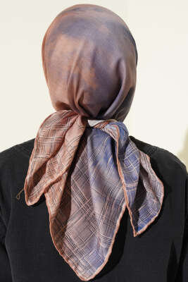 Batik Desen Demore Eşarp Camel - Başörtüsü