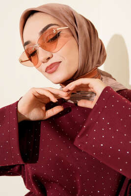 Batik Desen Demore Eşarp Latte - VERTU (NYD TEKSTİL)